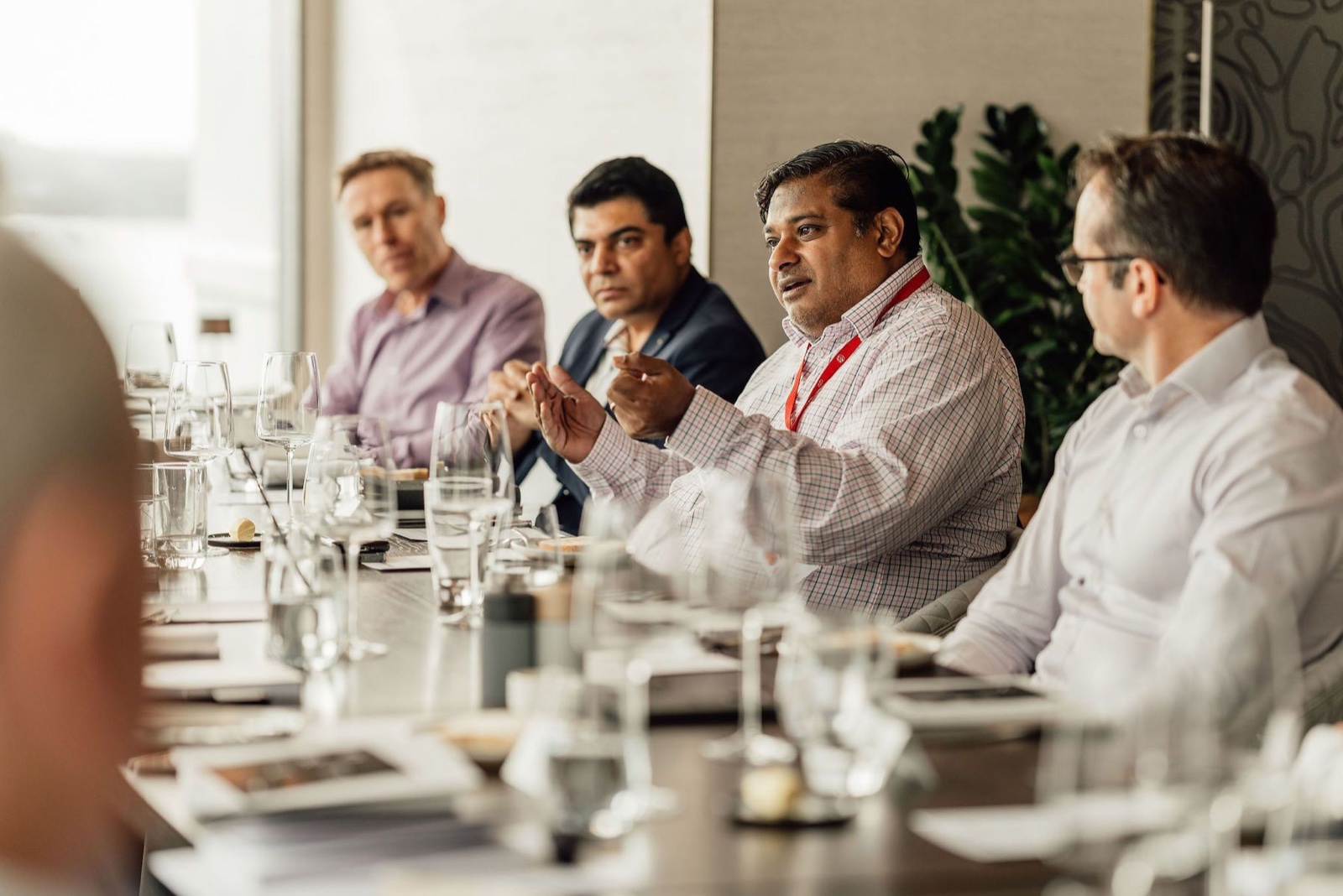 DGC Group principal participating in a senior leadership roundtable discussion.